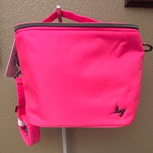 Lug NIBBLE Convertible Insulated Lunch Bag MAGENTA NWT